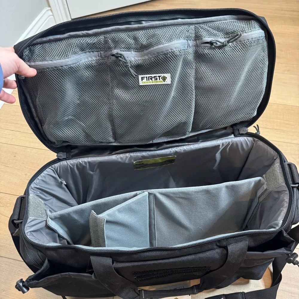 First Tactical Guardian Patrol Duffel Bag Black NWT Police Law Enforcement